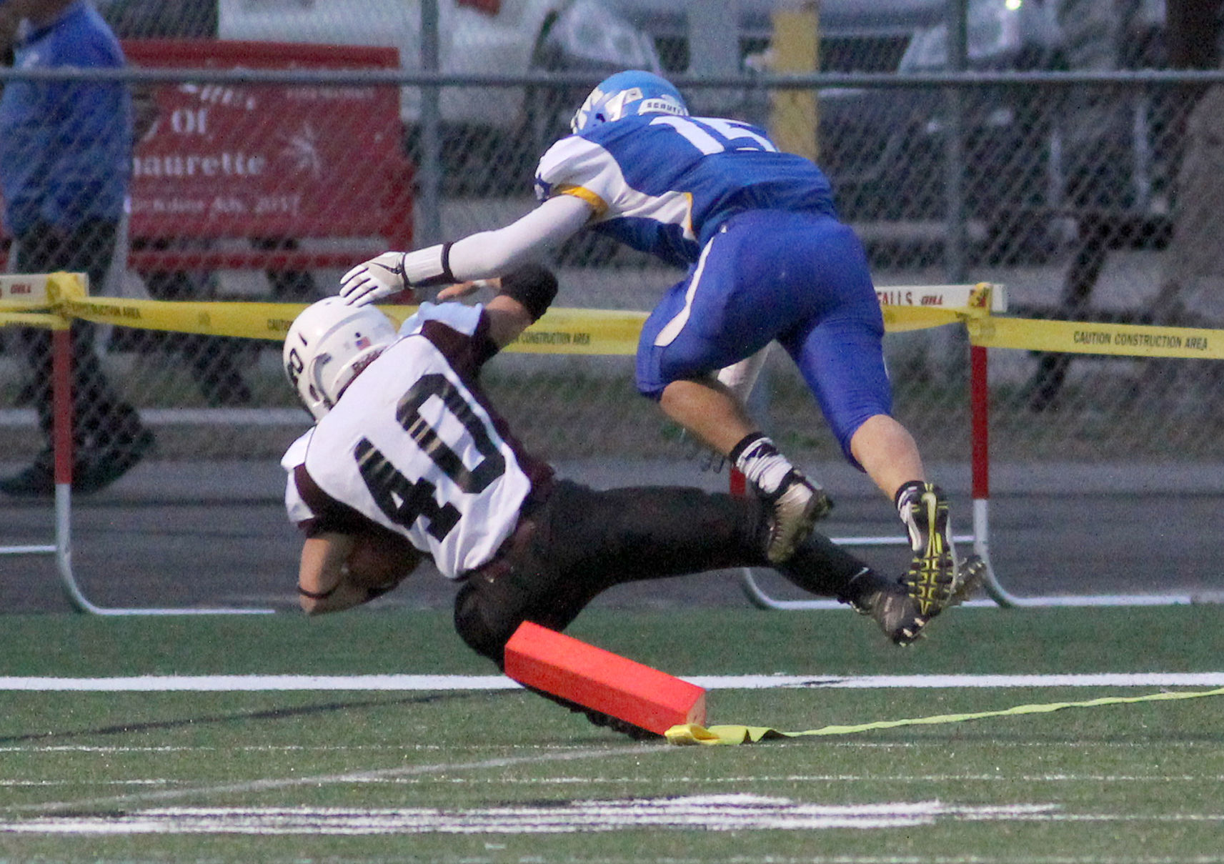Elkhart Lake-Glenbeulah at McDonell football 10-4-19